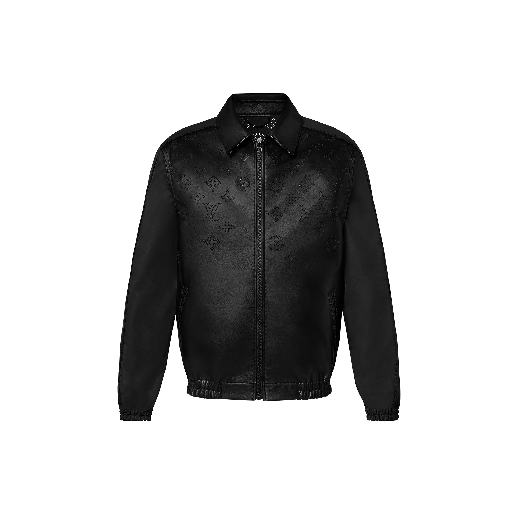 Perforated Mix Leather Blouson - Men - Ready-to-Wear | LOUIS VUITTON ®